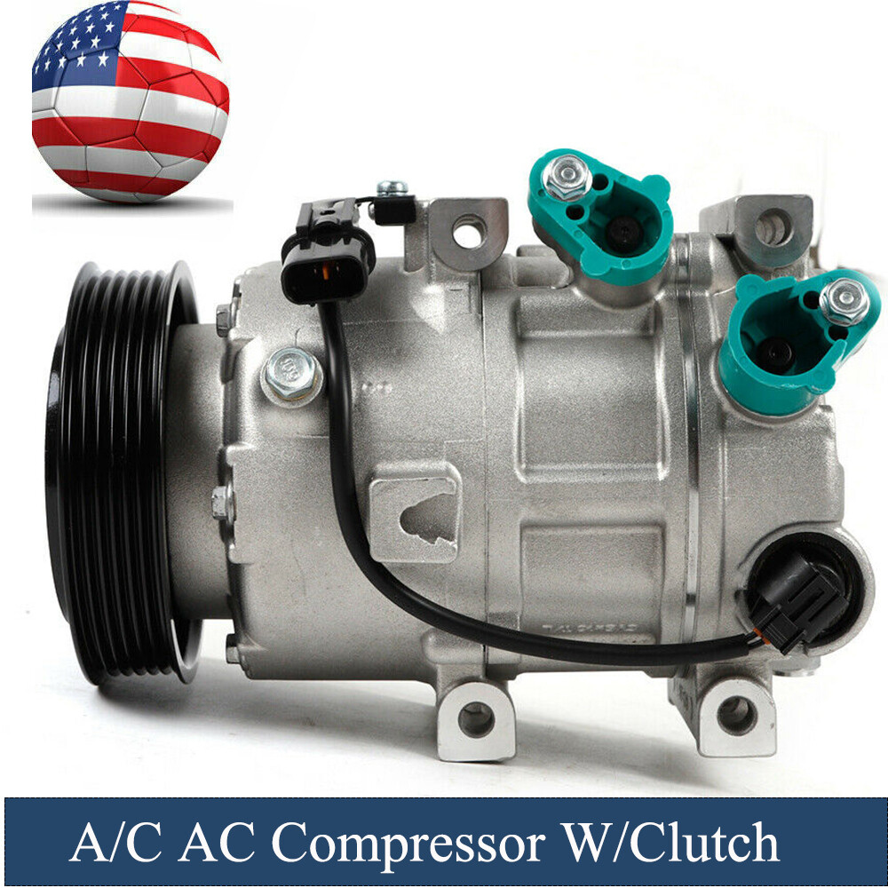 A/C Compressor w/ Clutch For 2011-2014 Hyundai Sonata/ 2011 Kia Optima 2.0L 2.4L