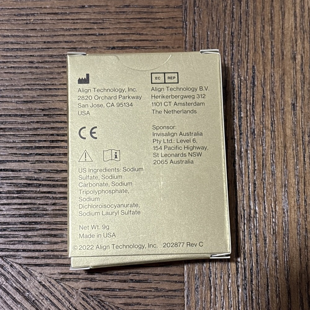 NEW in Box Invisalign Cleaning Crystals Packets - 3 packets