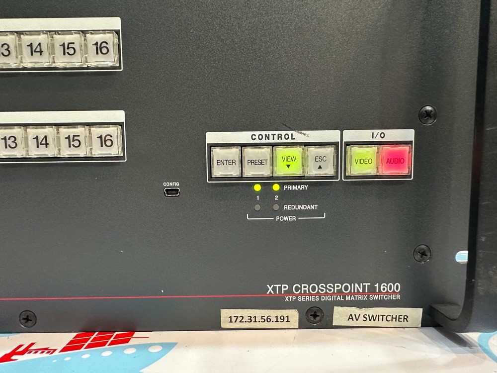 Extron XTP CrossPoint 1600 Digital Matrix Switcher