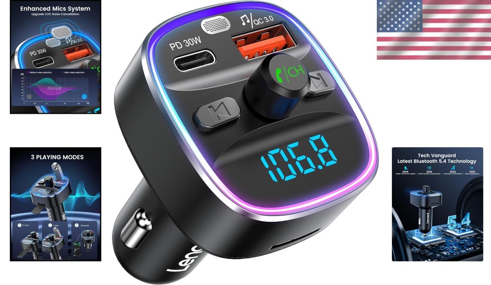 Upgraded Bluetooth 5.4 Technology - CVC Noise Reduction