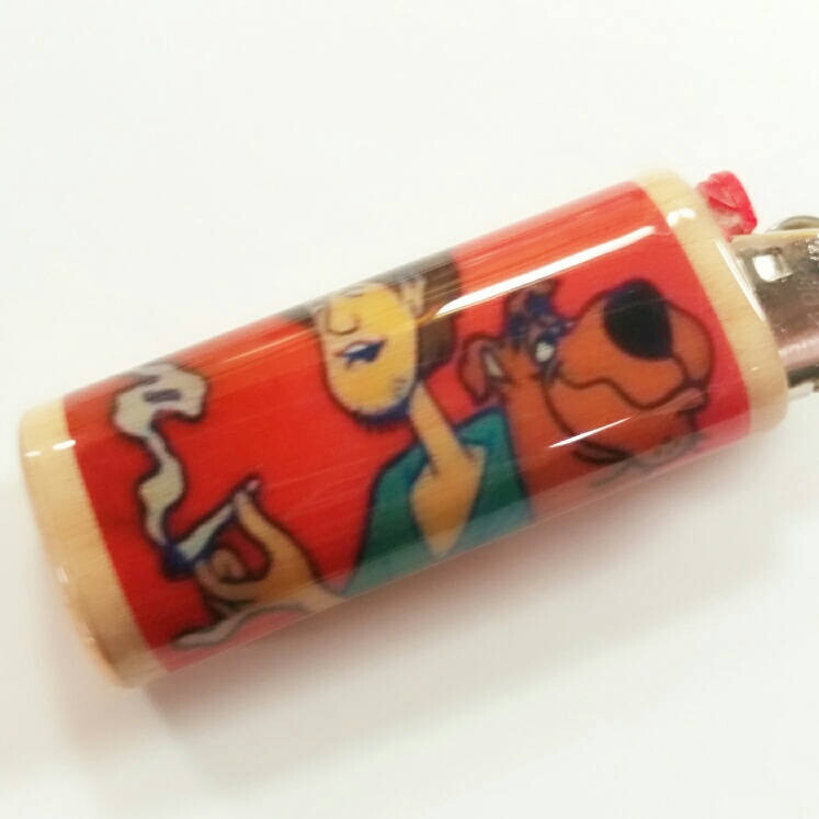 Shaggy Smoking Lighter Case Holder Sleeve Cover Fits Bic Lighters