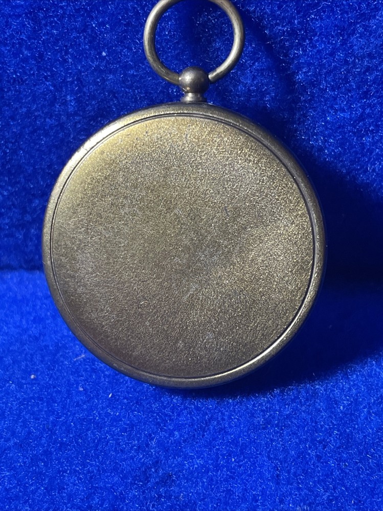 VINTAGE BRASS WEST GERMANY POCKET COMPASS