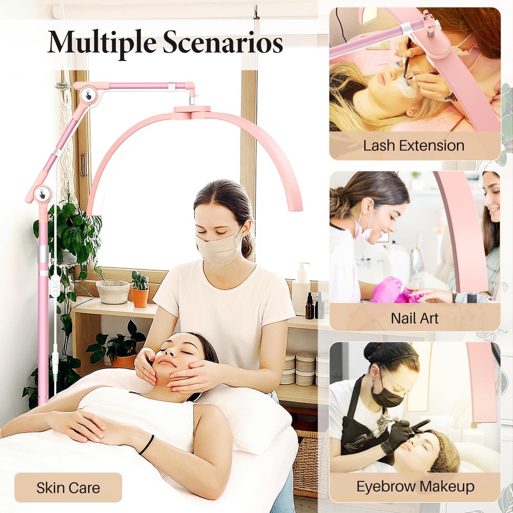 LIONVISON LED Lash Lamp Half Moon Adjustable