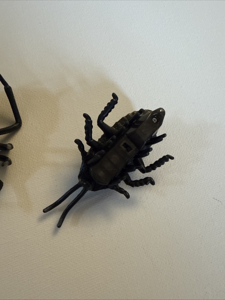 Three Battling Bug Rubber Bodies + Nanobug Base (untested) Great Condition