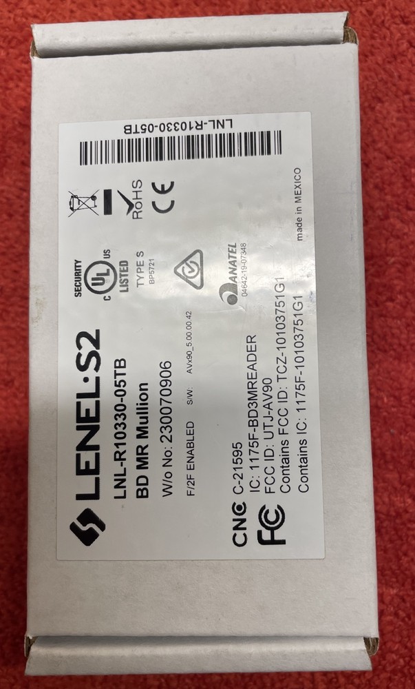 Lenel-S2 LNL-R10330-05TB Multi-Tech Prox  Mullion Reader