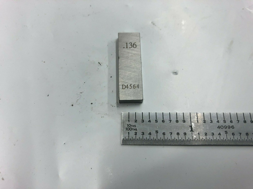 .136 Rectangle Steel Gage Block.