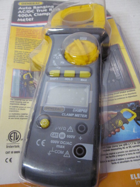 General Auto Ranging AC/DC True RMS 400A Clamp Meter DAMP68
