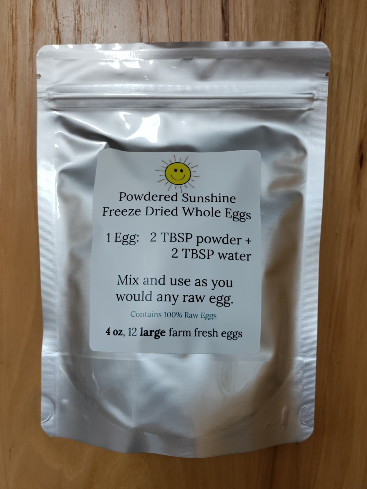 Freeze Dried Eggs, $11 a dozen! FREE SHIPPING fresh from our family farm to you