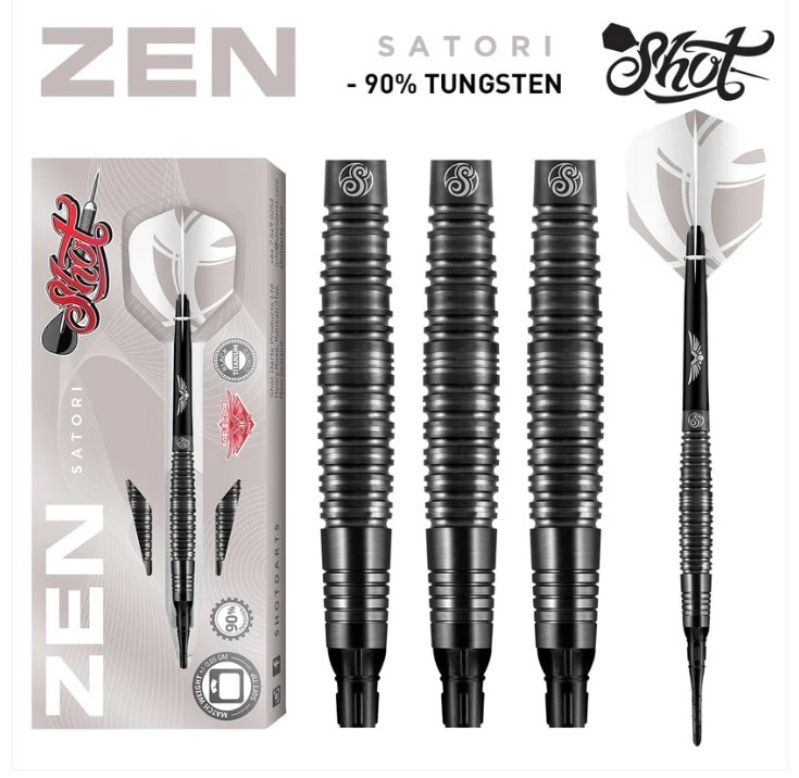 Shot Zen Satori 18g Soft tip Set- Free Shipping -   6 Extra Flight/Shaft Free