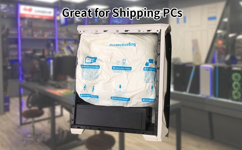 2Pcs 14”x16” Expanding Foam Packaging for PC, Electronics & Irregular Items -...