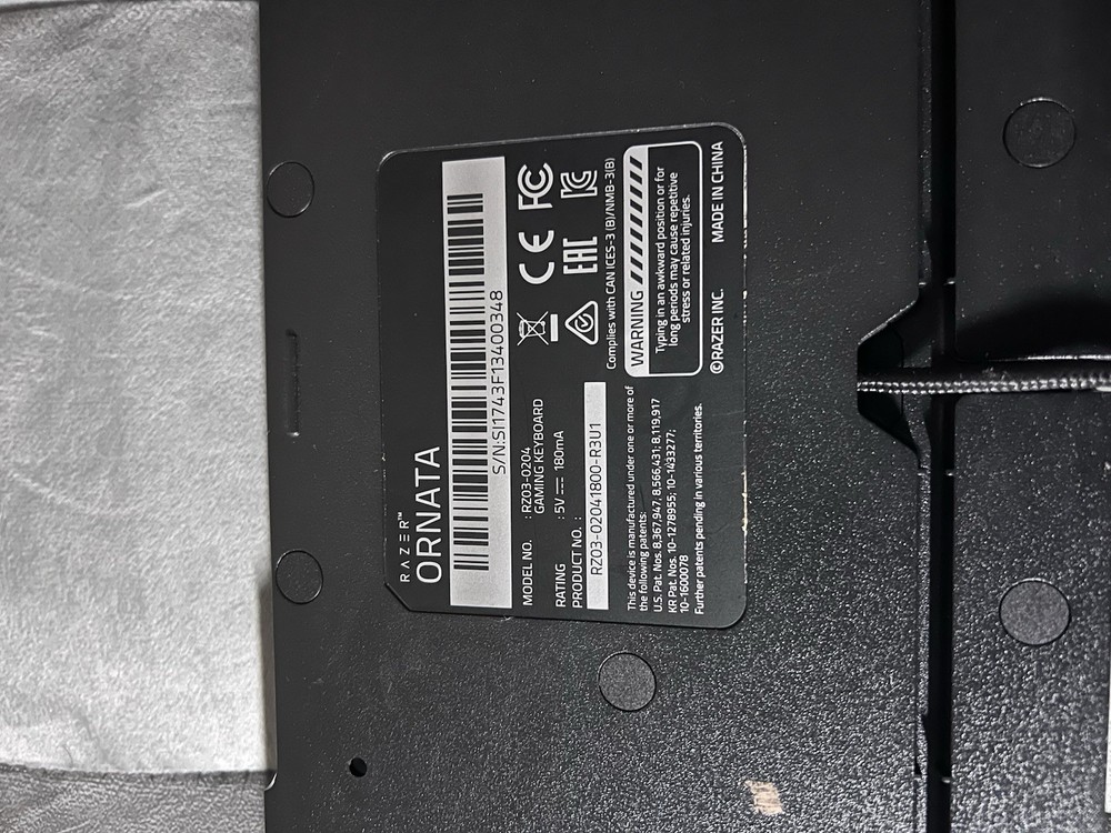 Razer Croma Gaming Keyboard and Mouse