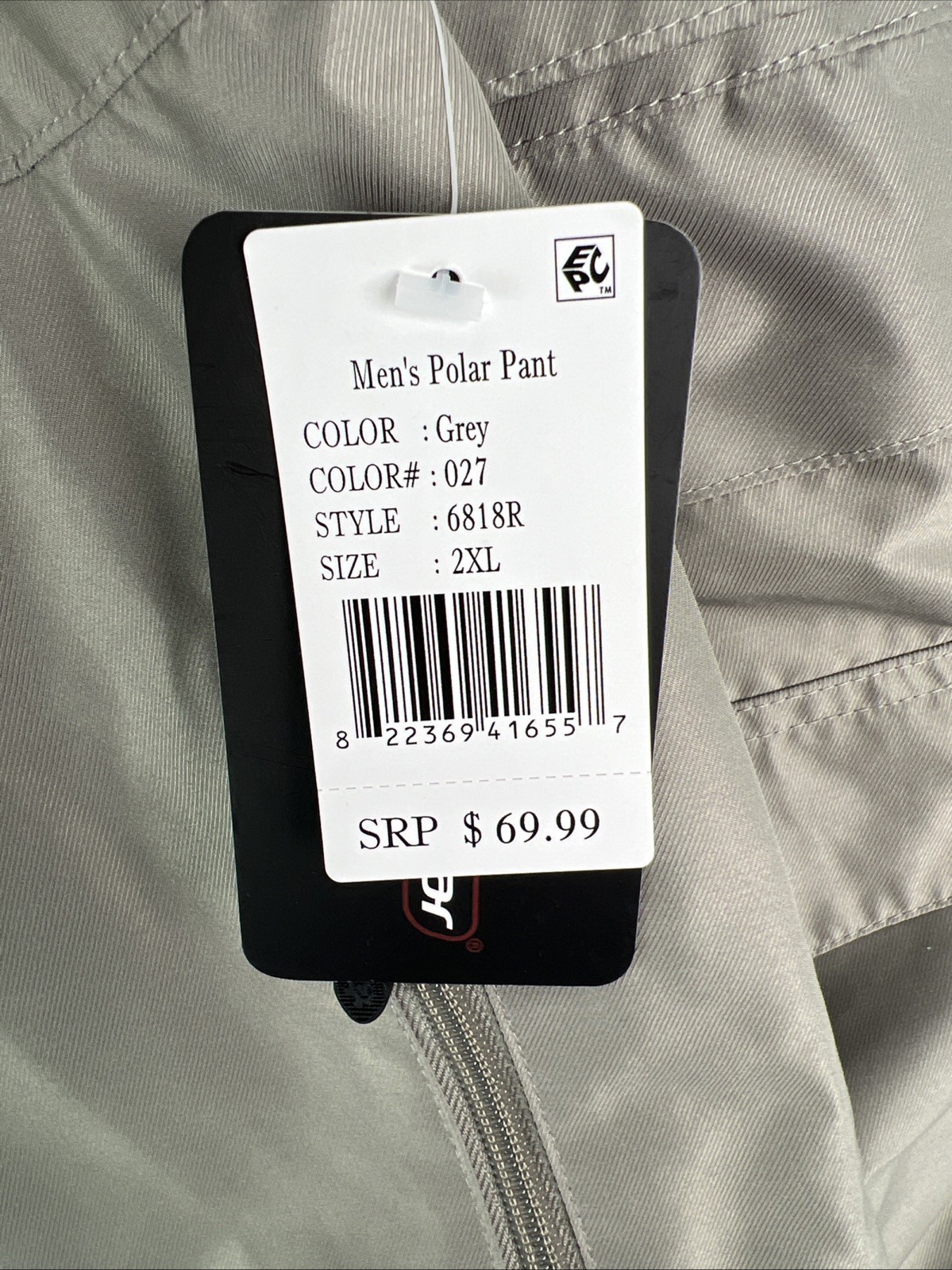 Outdoor Gear Men's Polar Snow Pants Gray Insulated Waterproof Ski 2XL NWT