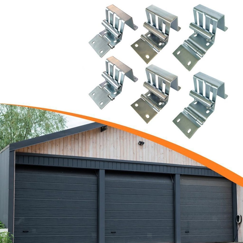 2 Pieces Garage Door Roller Brackets Parts Practical Convenient Hinge Essential