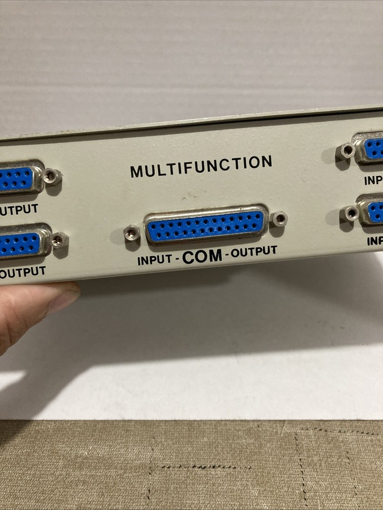Vintage 4-Way Data Transfer Switch IBM/PC Datacom