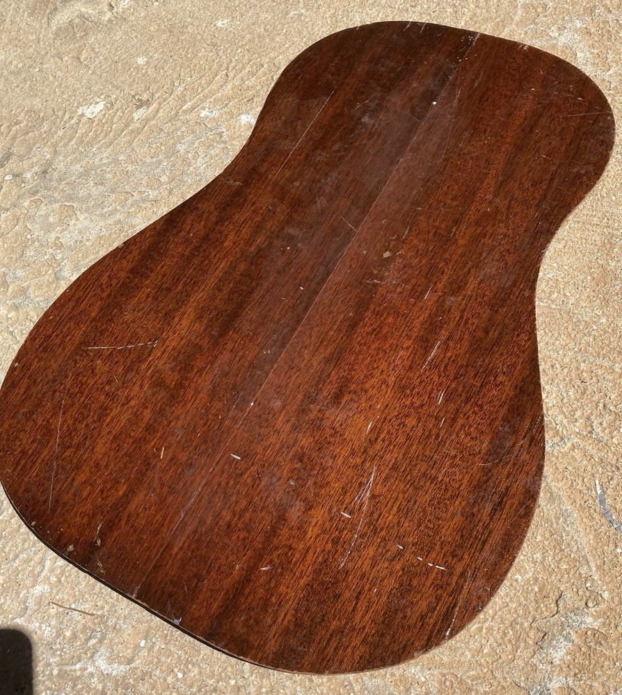 Vintage Gibson J-45 Back With Braces Attached