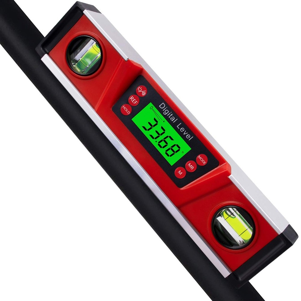 Digital Level and Protractor, 10 Inch IP54 Protected Electronic Bubble Inclin...