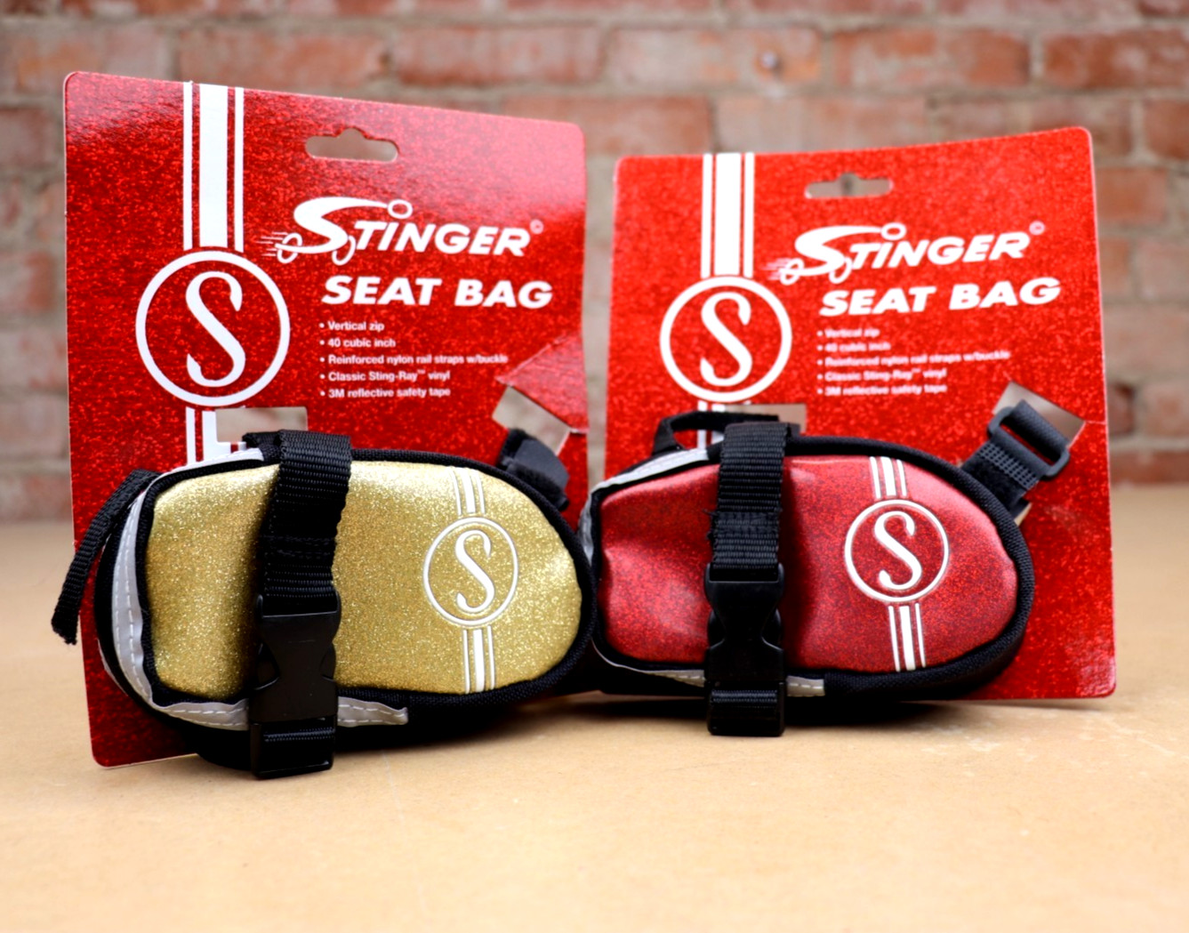 New Schwinn Retro Stinger Glitter Seat Bag NOS