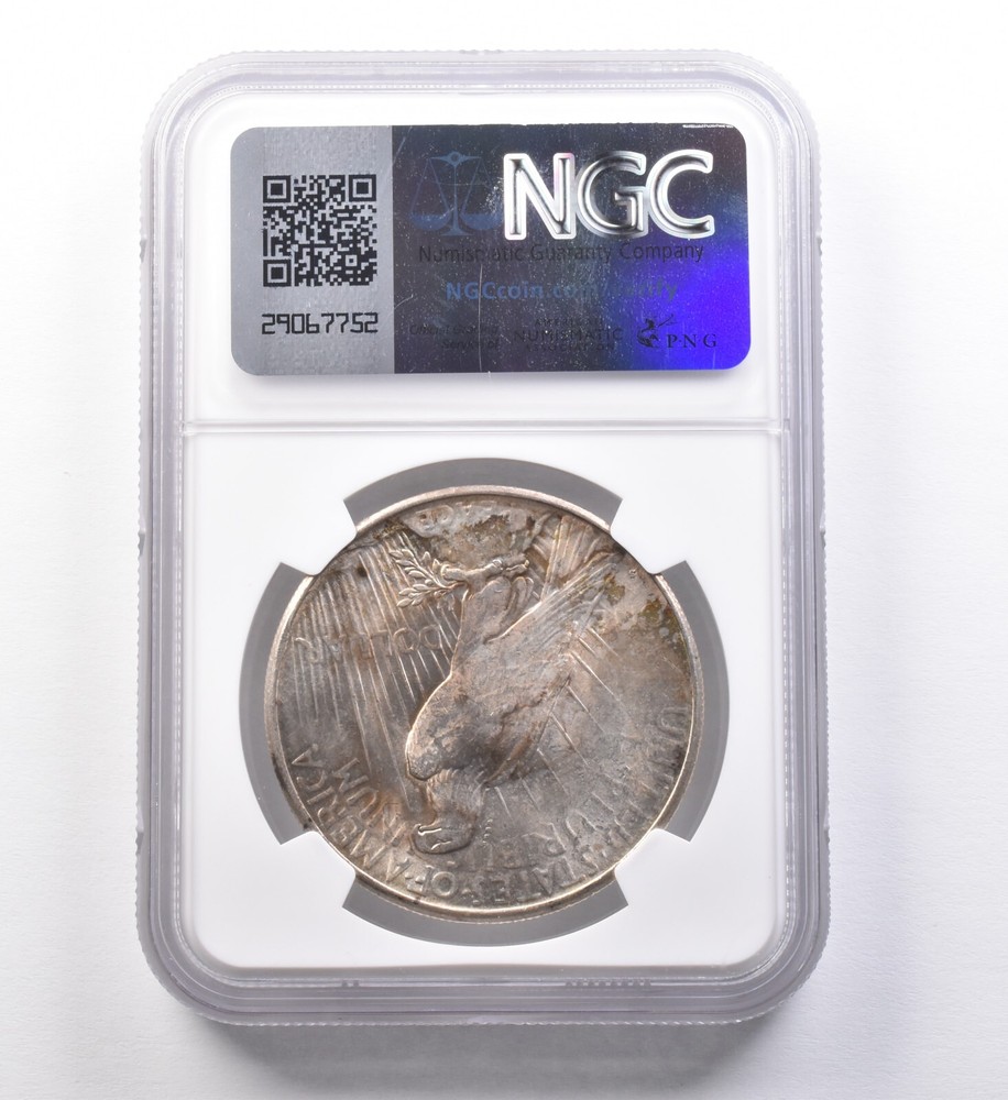 1923-S Peace Silver Dollar MS62 NGC *9658