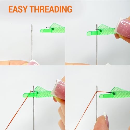 PCS Fish Type Needle Threaders Set for Sewing Machines (Compatible Only 20