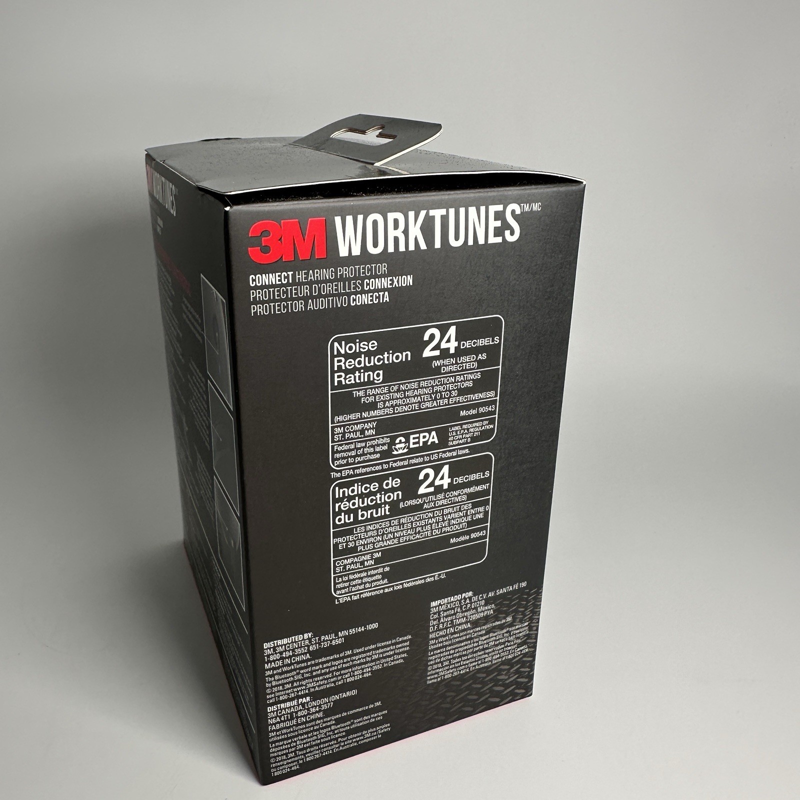 3M WorkTunes Connect PRO Bluetooth Hearing Protection Class 5 Mic 24dB NRR