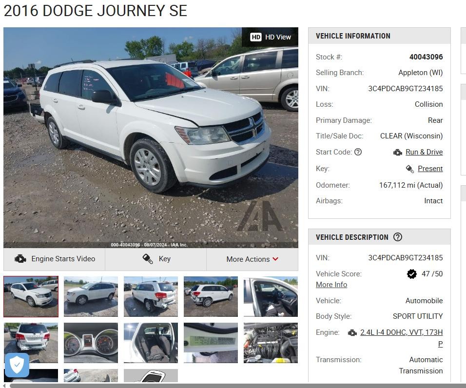 Used Telematics Interface Module fits: 2016 Dodge Journey Communication LH side