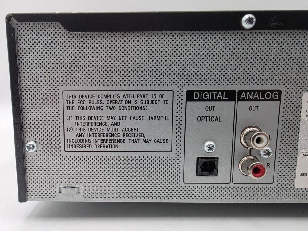 Sony CDP-CE375 5 CD Changer With Remote Tested Works