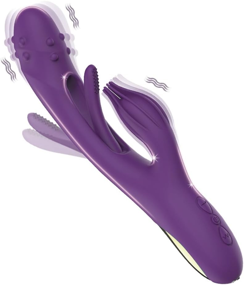 3 in 1 Rabbit Vibrator for Women - Multi-Function with Built-in