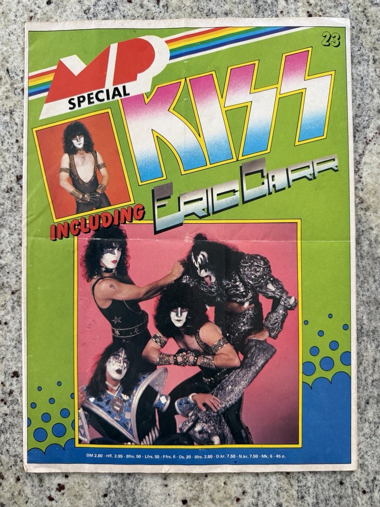 KISS 1981 MUZIEK PARADE MAGAZINE MP GENE PAUL ACE ERIC AUCOIN VINTAGE VERY RARE