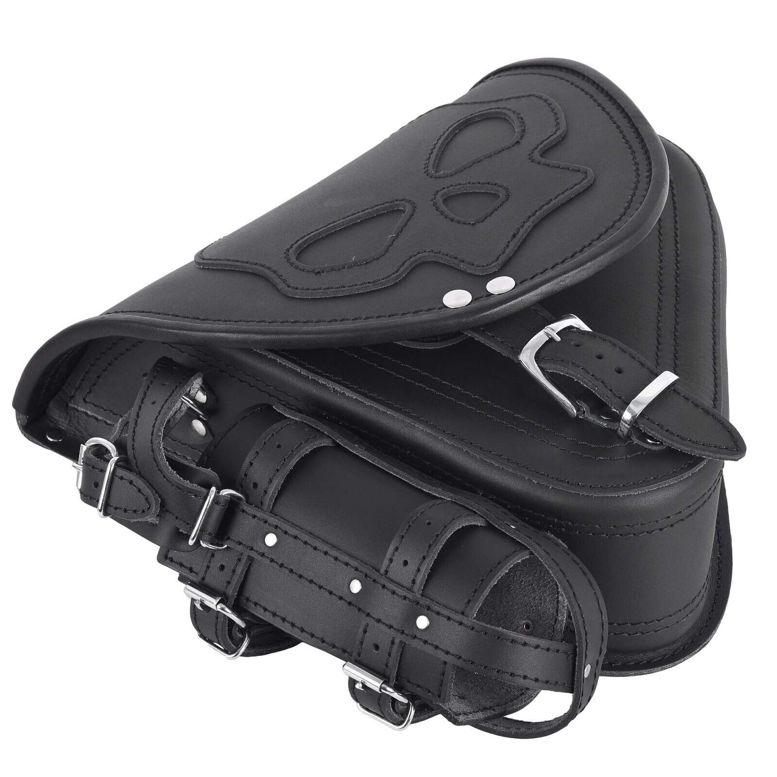 Diablo Skull Black + Soft XS 2018 Holder Compatible With Harley HD