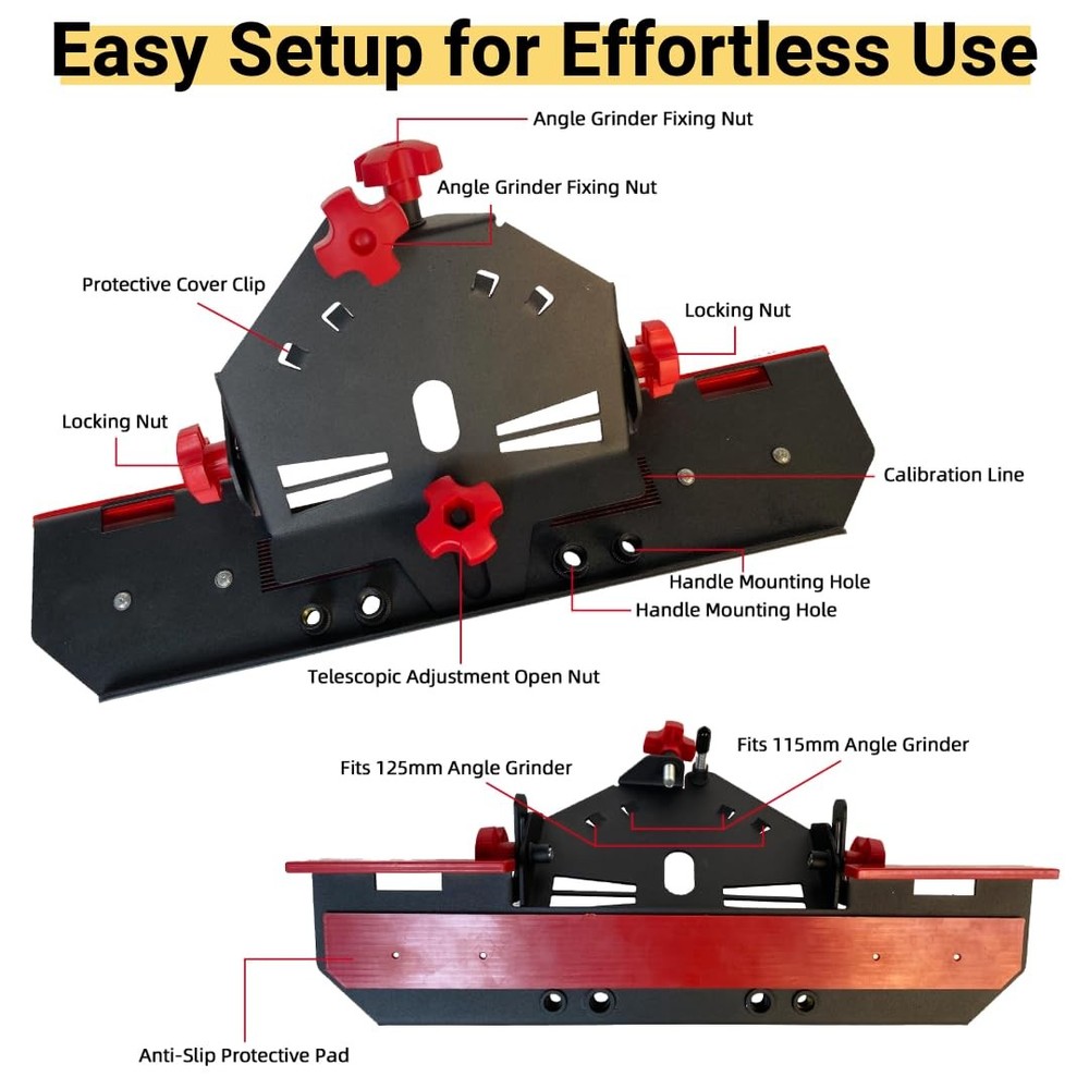 45 Degree Tile Chamfering Tool, Angle Grinder Tool for Tile Chamfering, Tile ...