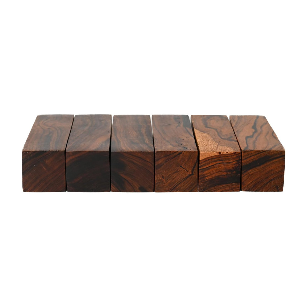 Exotic Hardwood - Ironwood Lumber Turning Blanks - 5 x 1.5 x 1.5 - Pack of 6