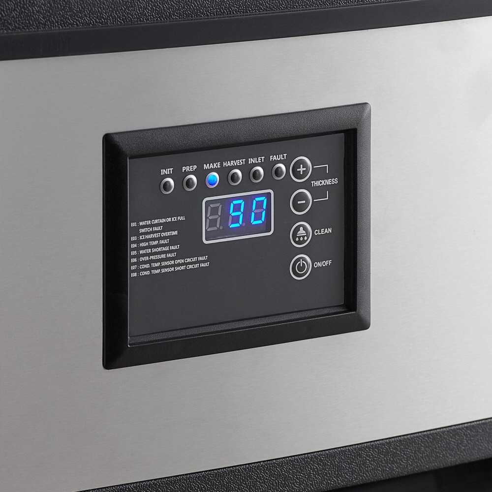26" Air Cooled Undercounter Half Cube Ice Machine - 222 lb.