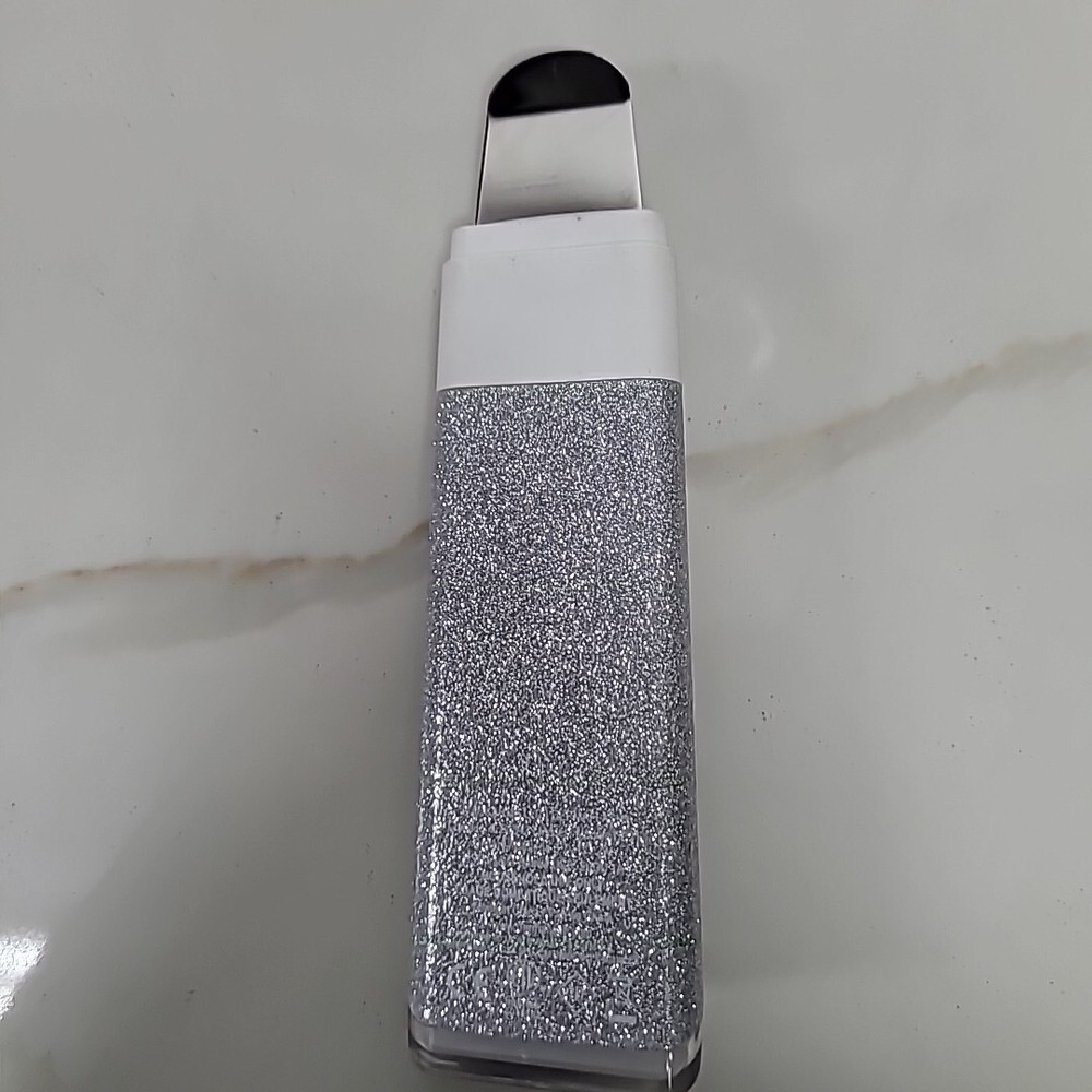 DERMAFLASH DERMAPORE Pore Extractor & Serum Infuser Gray Glitter USED