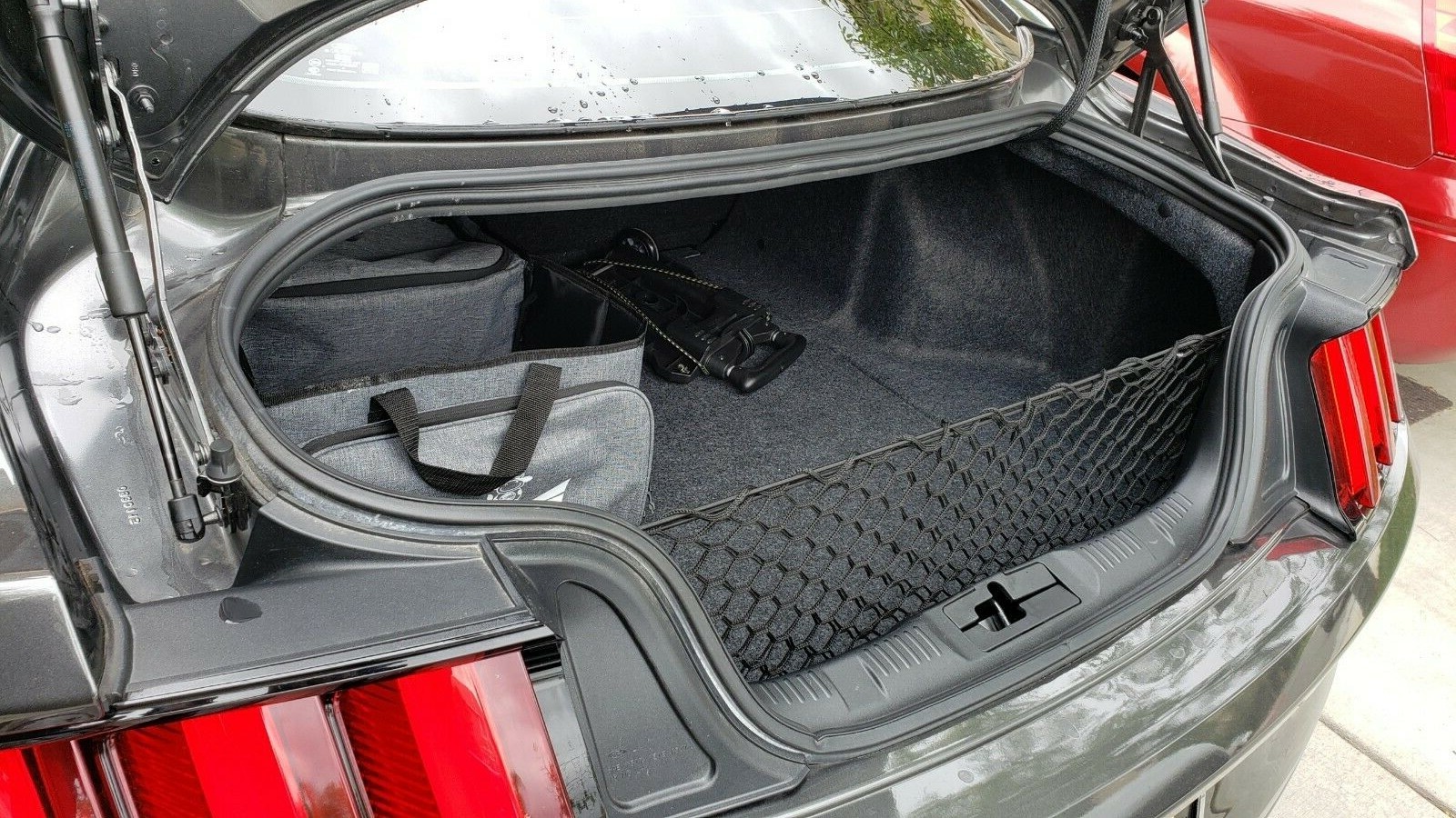 Rear Trunk Envelope Style Cargo Net for FORD MUSTANG 2015-2023 Brand New