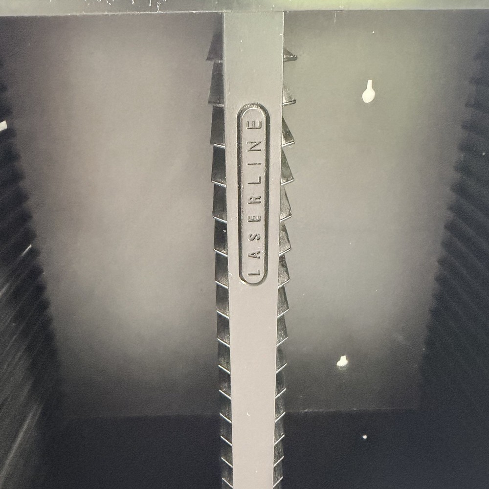 Laserline CD60 Storage Rack Wall Mount Black Hard Plastic 60 CD Holder