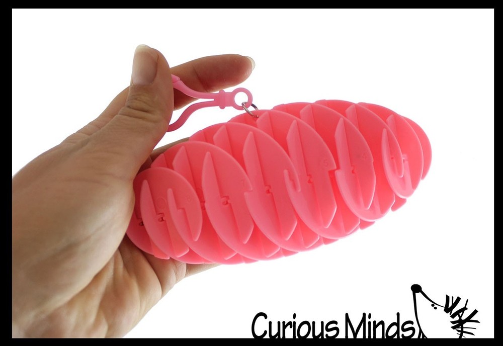 1 RANDOM COLOR Transformation Mesh Worm Clip - Deform Net Fidget - Morph Changes