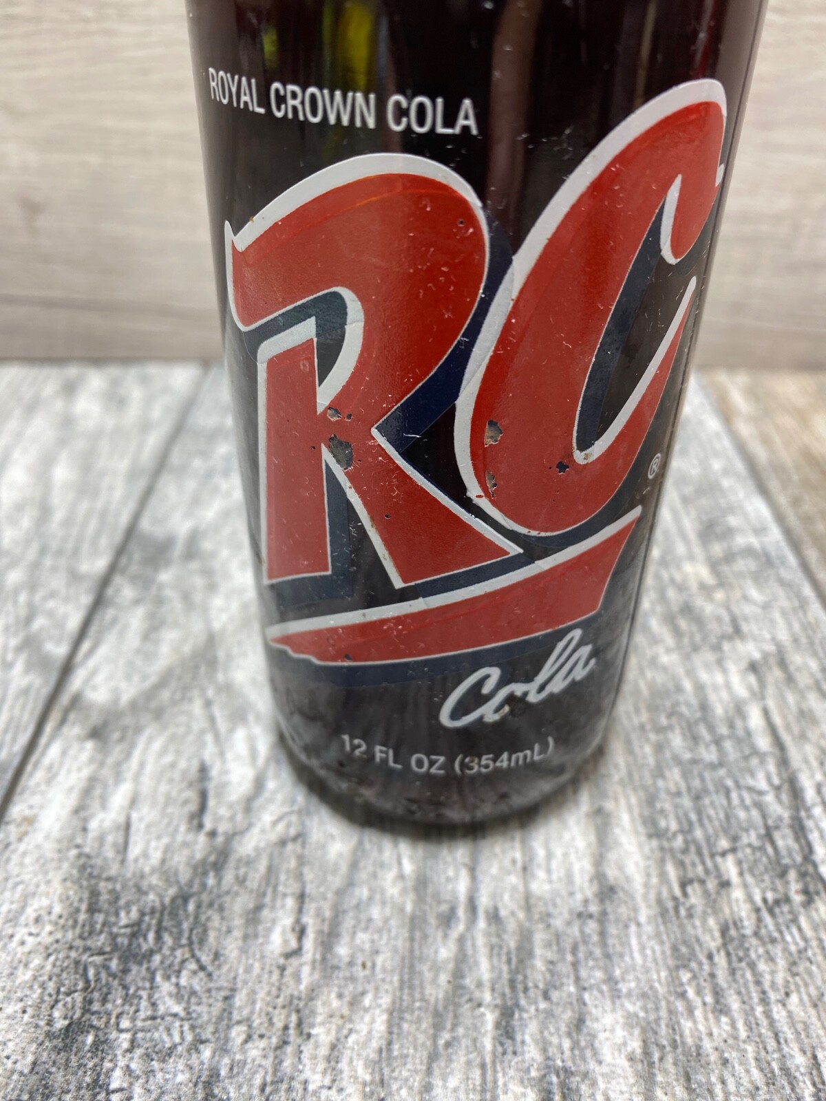 Vintage RC ROYAL CROWN COLA 12 oz. Soda Bottle full