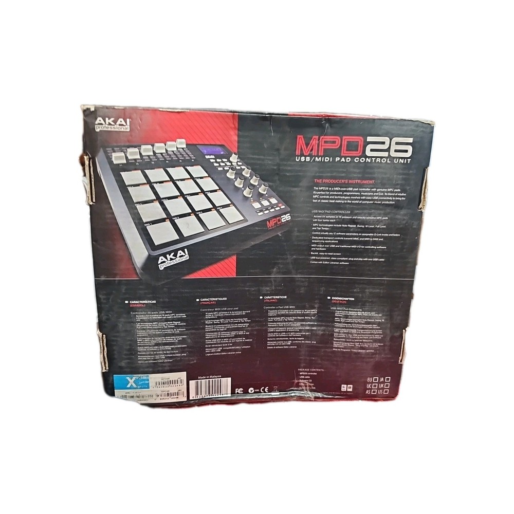 Akai Professional MPD26 USB/MIDI Pad Controller