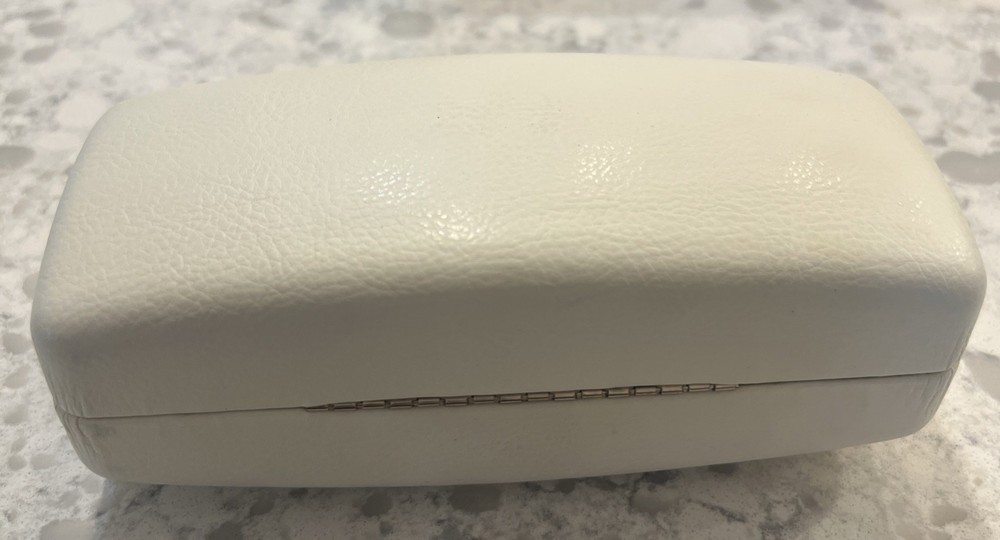 Authentic White Versace Empty Sunglass Case & Gift Box 7 X 3 X 2.5" Preowned