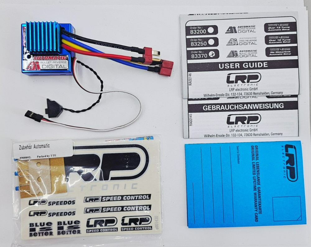 LRP A.I. speed control automative bullet reverse new open box