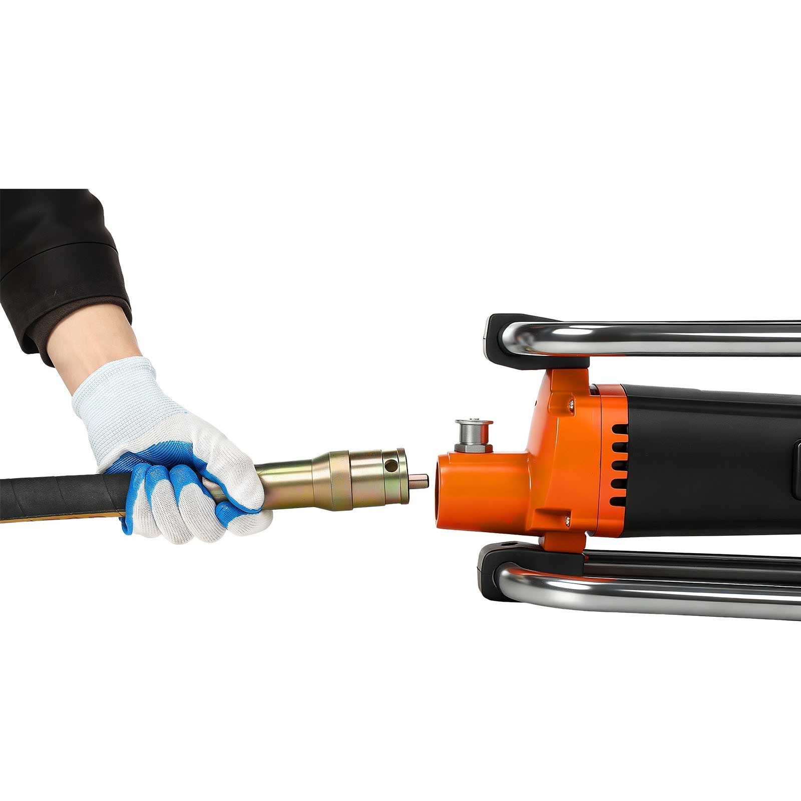 Electric Concrete Vibrator 2000W 14-3/4 Ft Poker to Remove Air Bubbles 10000VPM