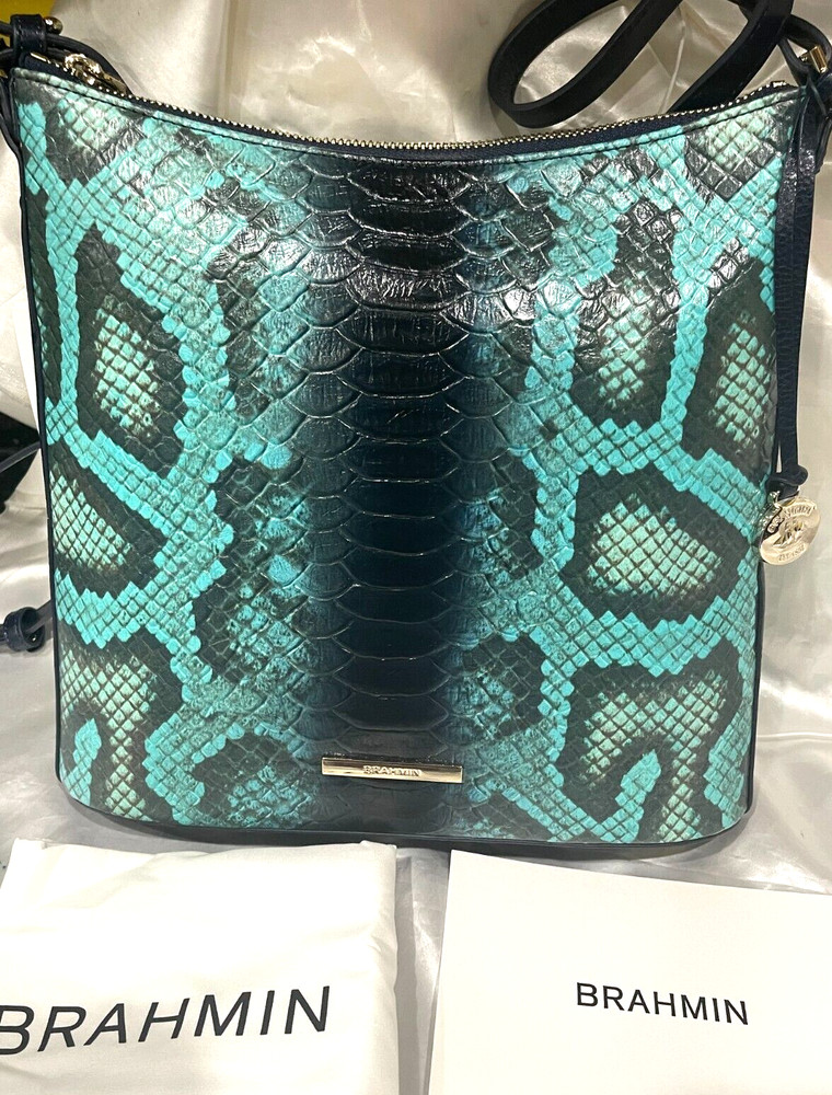 Brahmin Katie & Addy Wallet Bundle in Blue Waterford NWT - 2 items