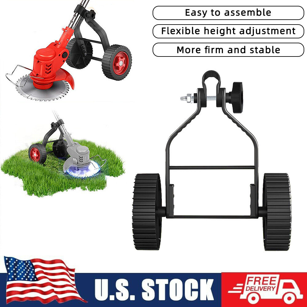 Adjustable Lawn Mower Wheels - Ideal for Uneven Yards, Easy Height Control