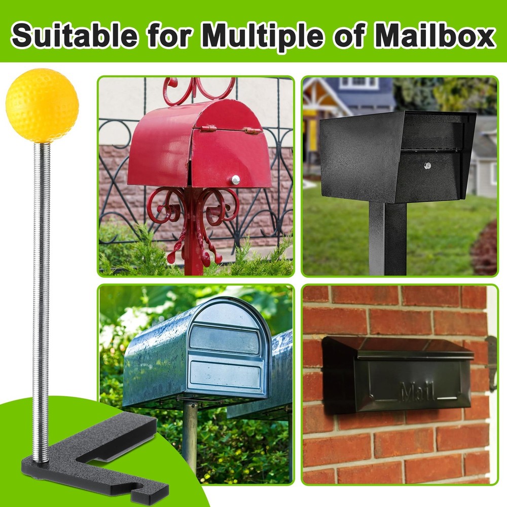 2 Pack Mailbox Notification Device Arrival Indicator Device Mailbox Alert A
