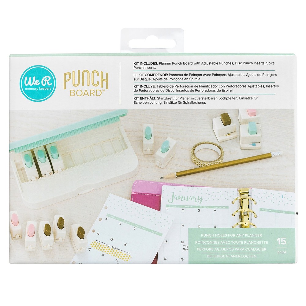 We R Planner Punch Bundle-15 Pieces