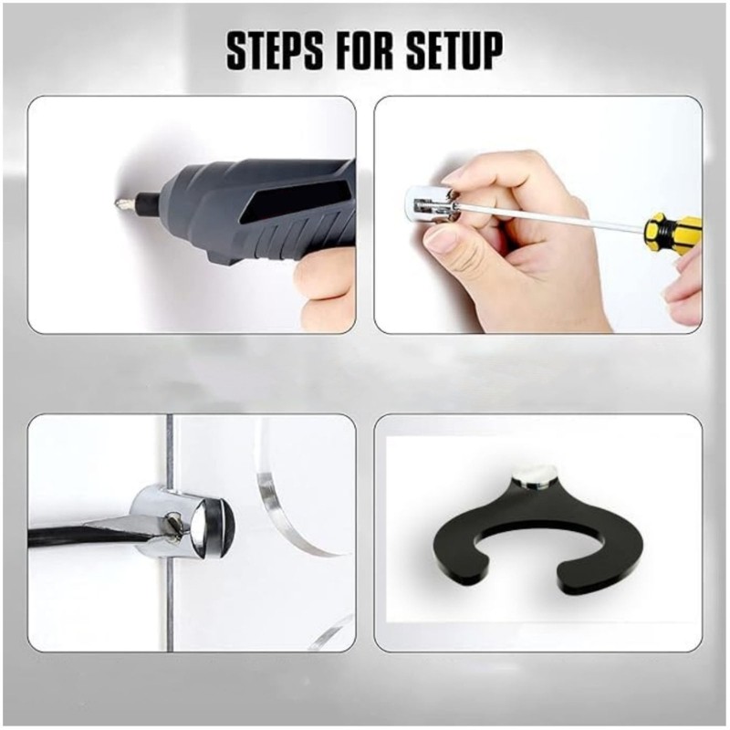 Space Saving Swords Wall Rack Adjustable Mounted for Displaying Swords