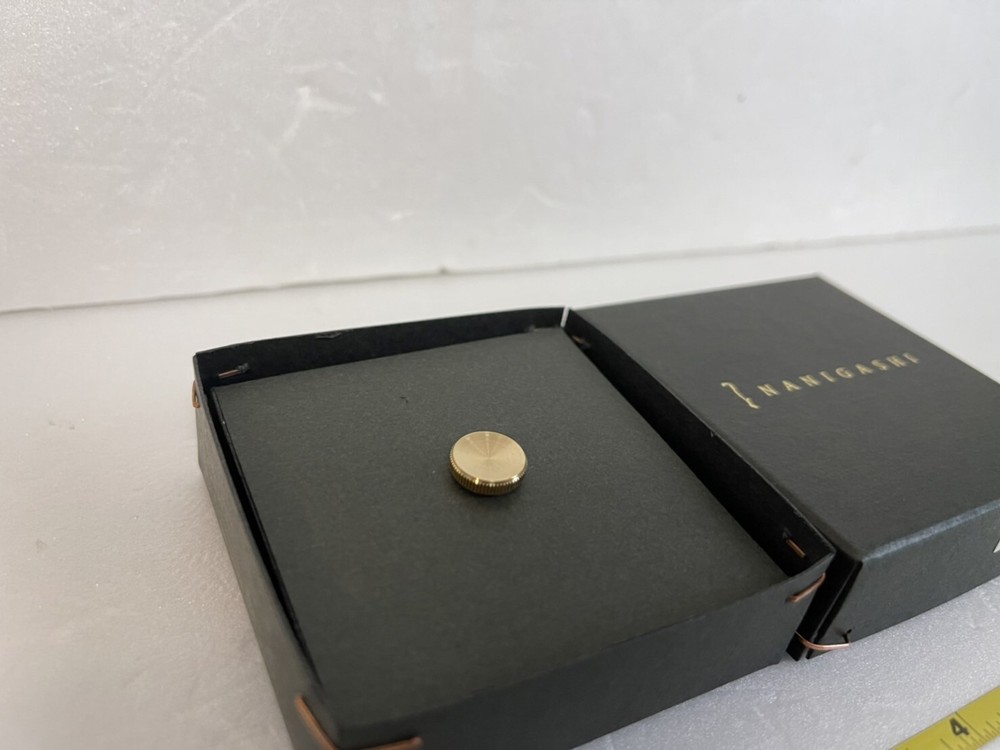 NANIGASHI Shutter Release Button BRASS ' Small ' S Size #014684