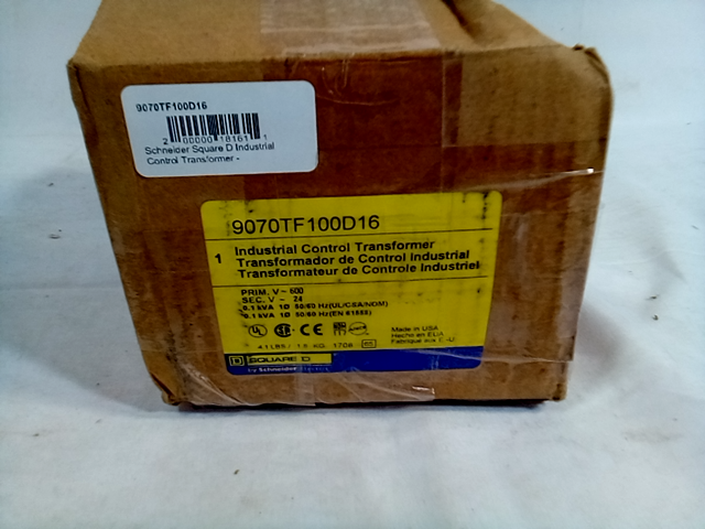 Schneider Square D Industrial Control Transformer