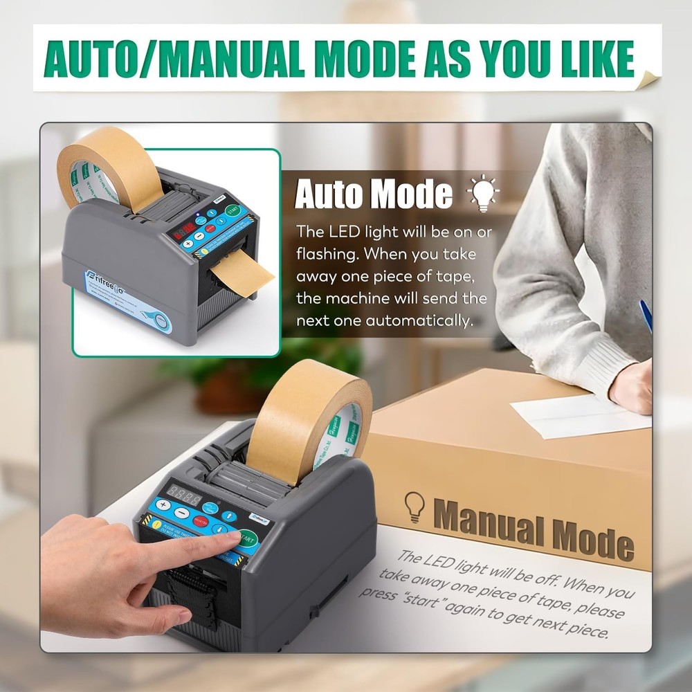 High-Efficiency Automatic Tape Dispenser - Safe & Easy Operation for Workspaces