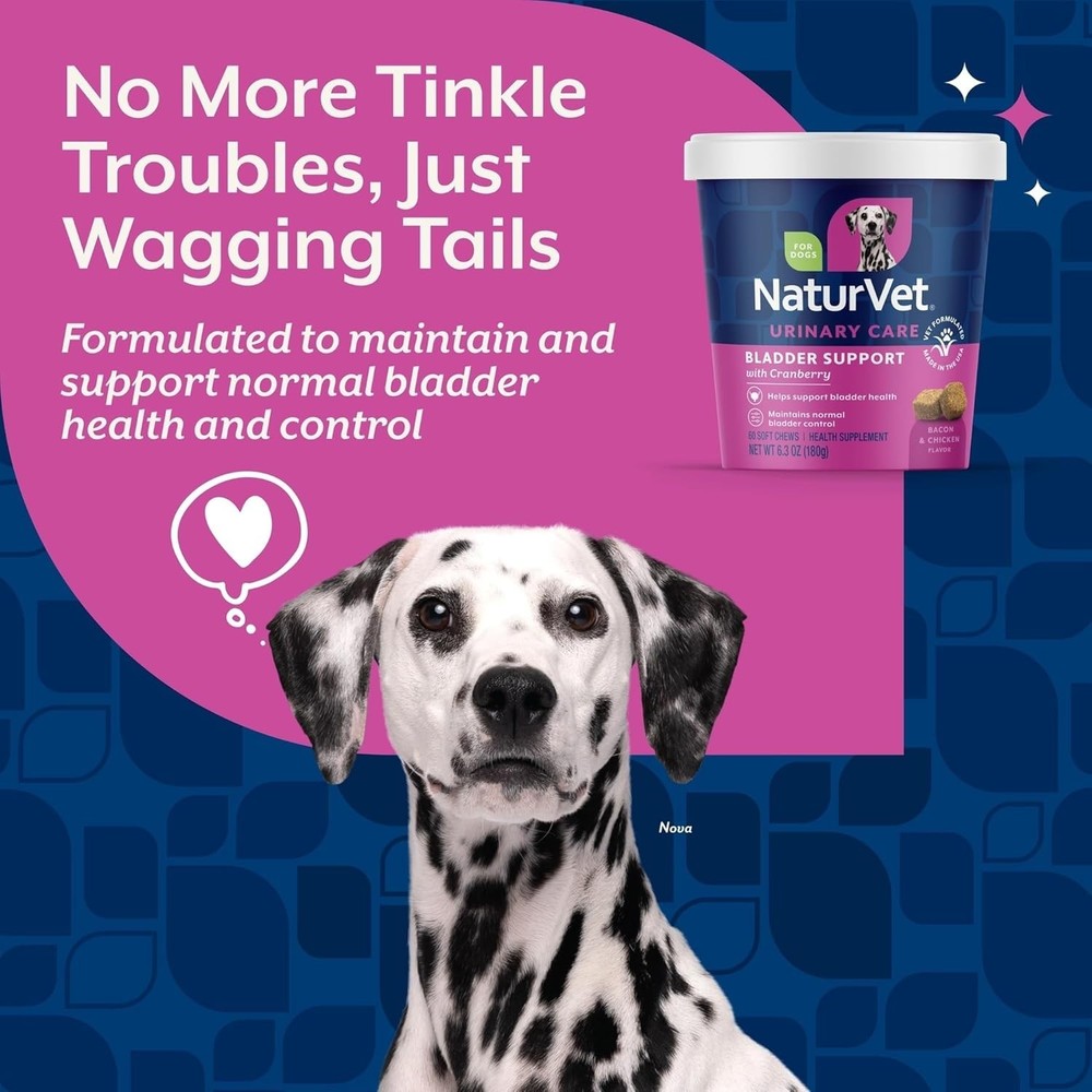 Cranberry Enhanced Dog Bladder Support, 60 Soft Chews